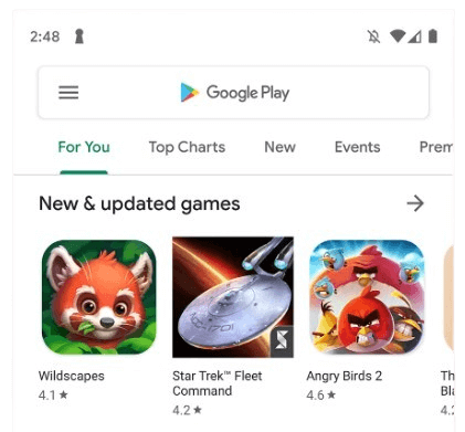 Check Play Store Download History