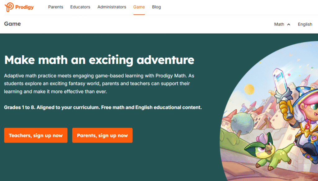 Prodigy Math Game