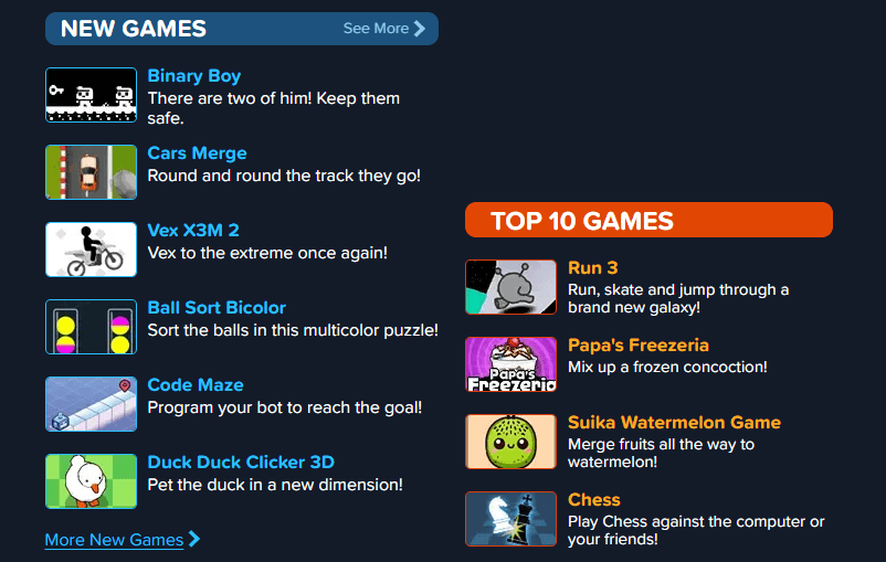 cool math games
