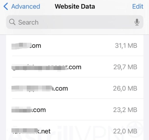listed domains